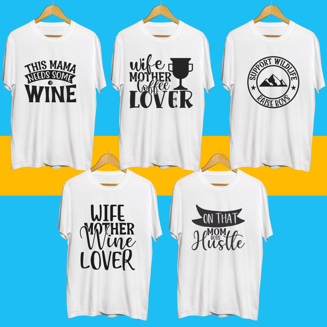 Mom T Shirt Bundle preview image.