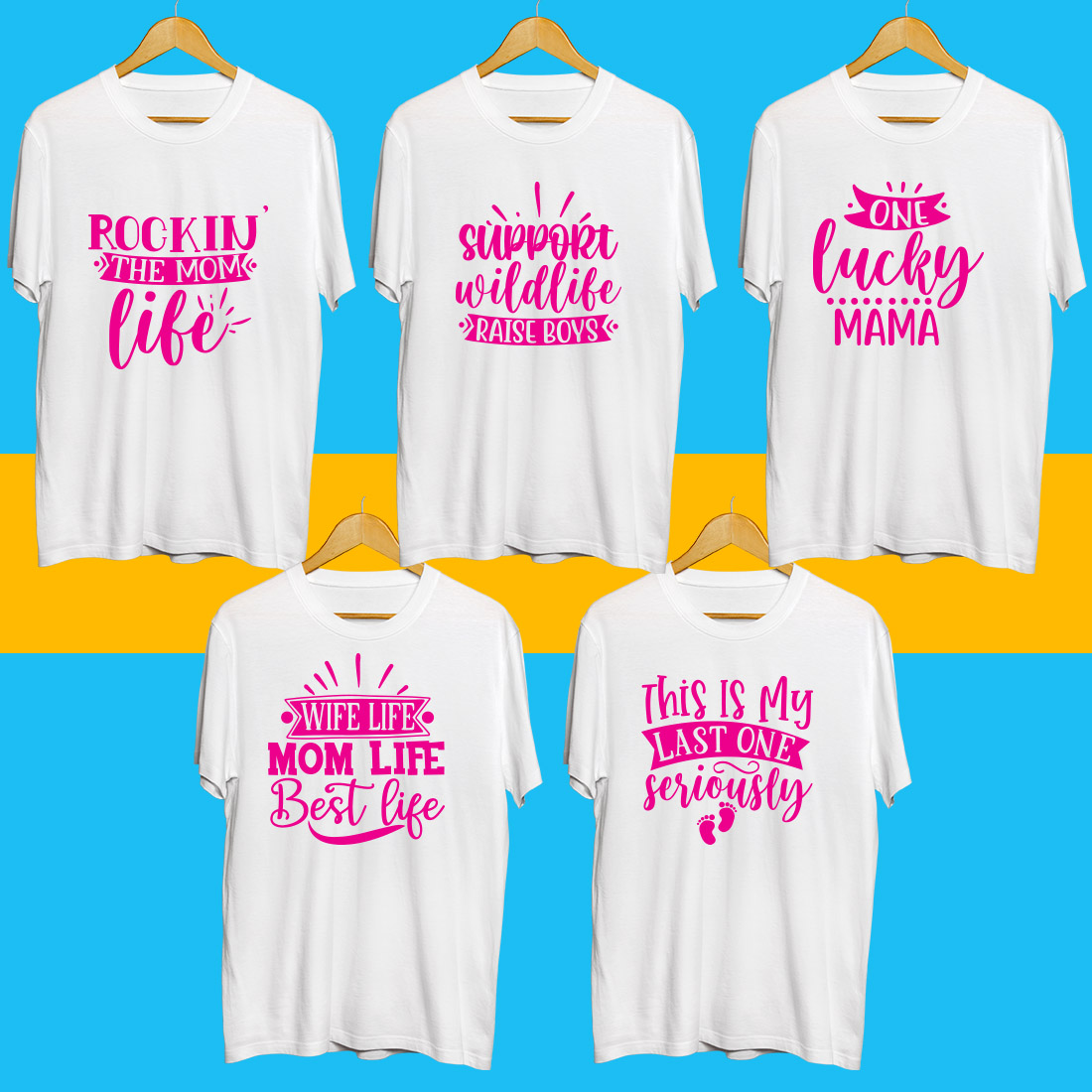 Mom T Shirt Bundle preview image.