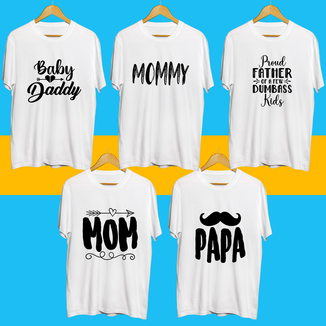 Parents day SVG Bundle preview image.