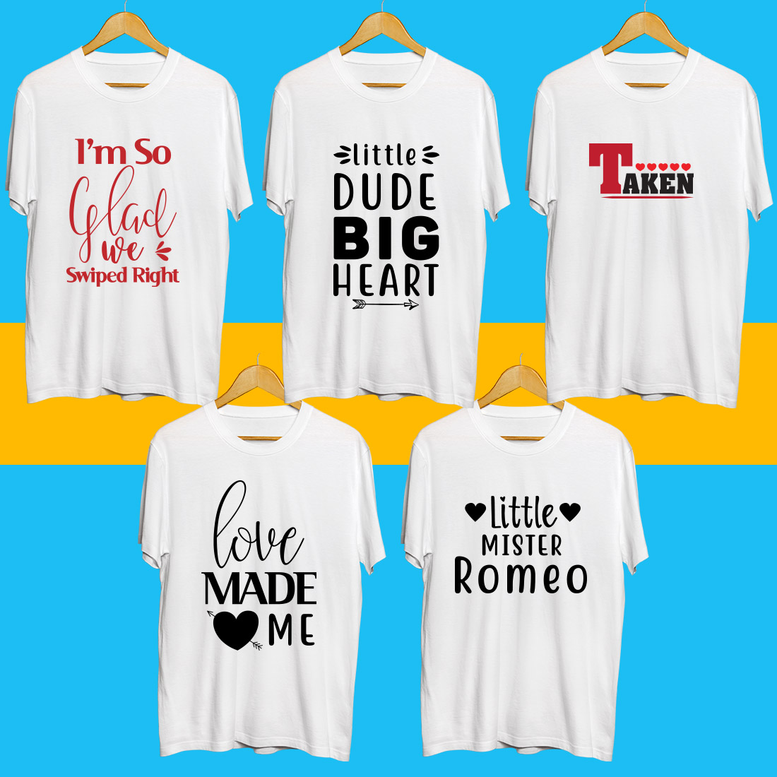 Valentines day SVG Bundle cover image.