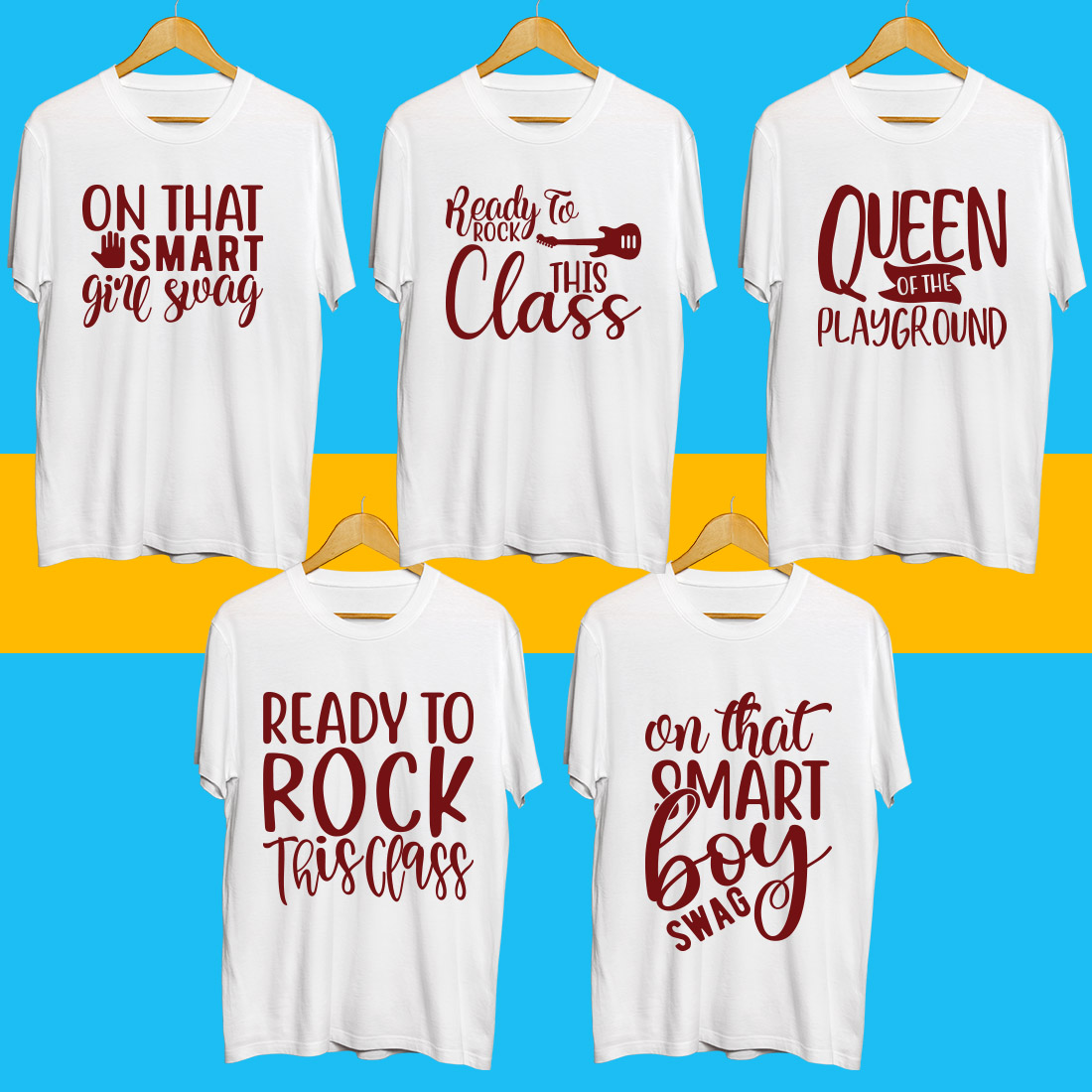 Too Cool For School SVG Bundle cover image.