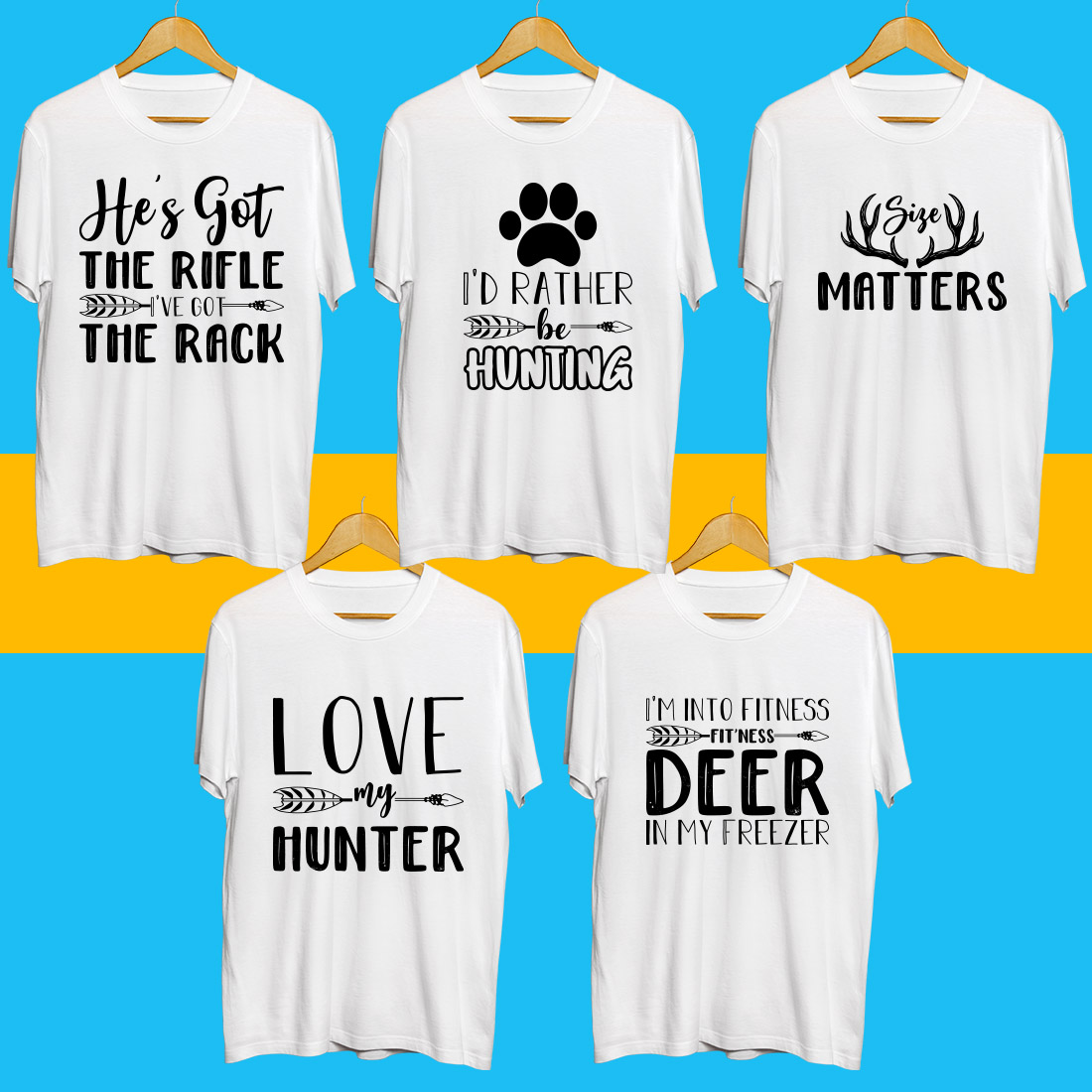 Hunting SVG Bundle preview image.