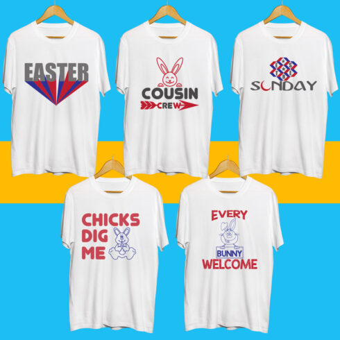 Easter Day T Shirt Bundle cover image.