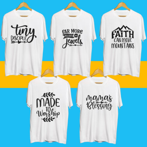 Halloween SVG T Shirt Designs Bundle cover image.