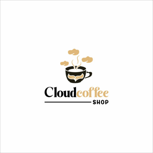 Coffee Shop Logo Design Template cover image.