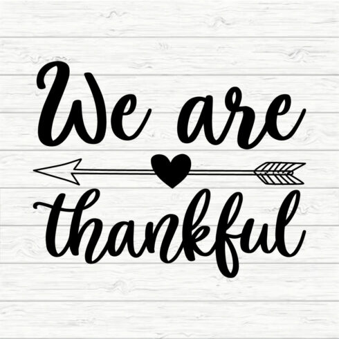We are thankful cover image.