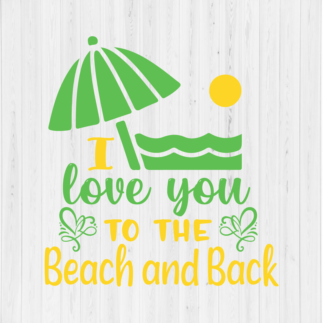 I love you to the Beach and Back cover image.