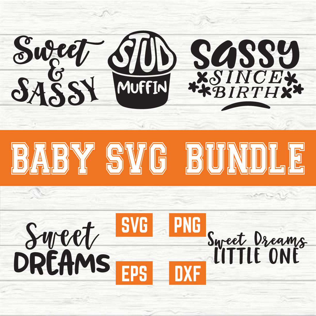 Baby Svg Bundle vol 14 preview image.