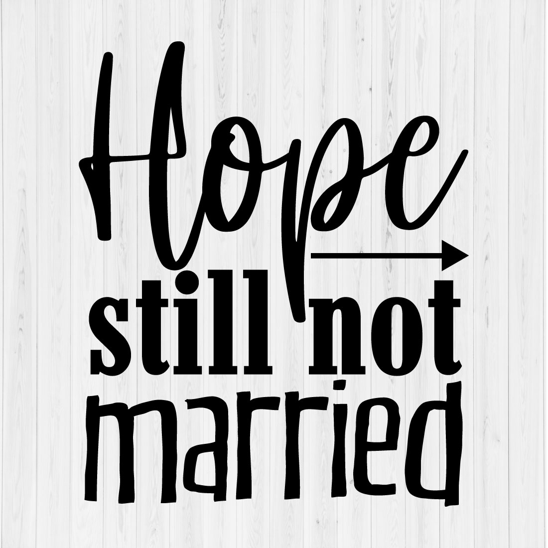 Hope still not married cover image.