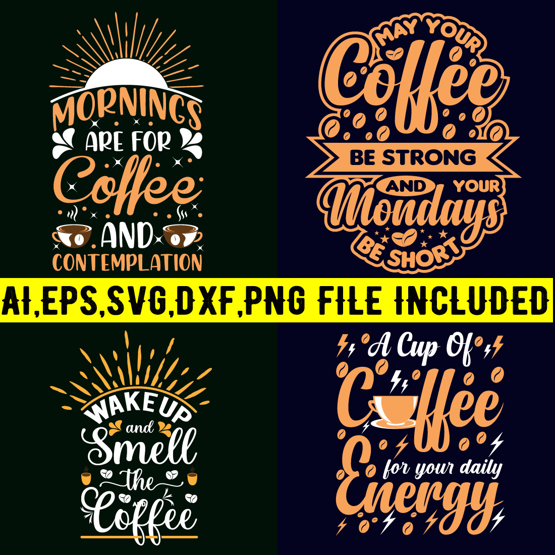 Best Typography Coffee Mug, SVG T-shirt Design preview image.