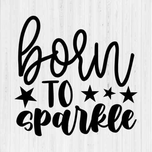 Born to sparkle cover image.