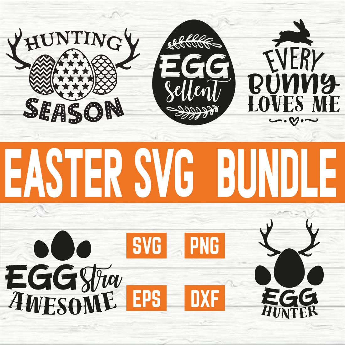 Easter Svg Bundle vol 7 cover image.