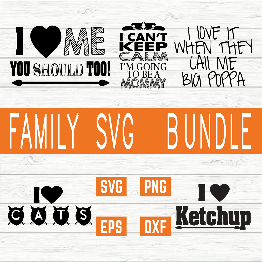 Family Svg Bundle vol 14 preview image.