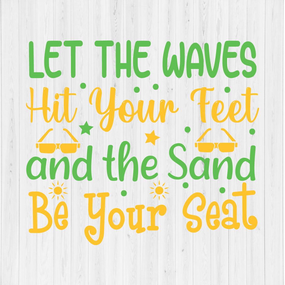 Let the Waves Hit Your Feet and the Sand Be Your Seat preview image.