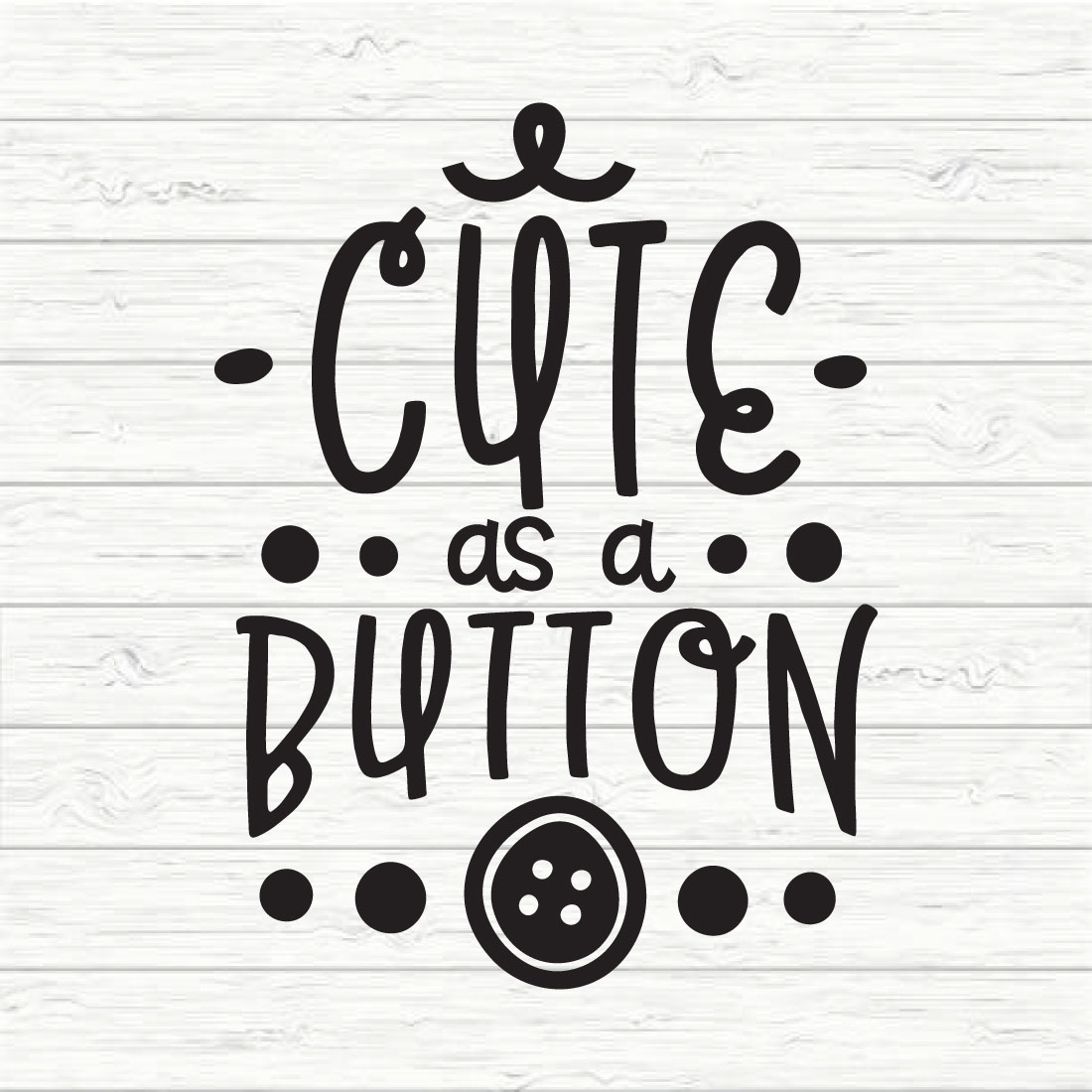 Cute as a Button preview image.