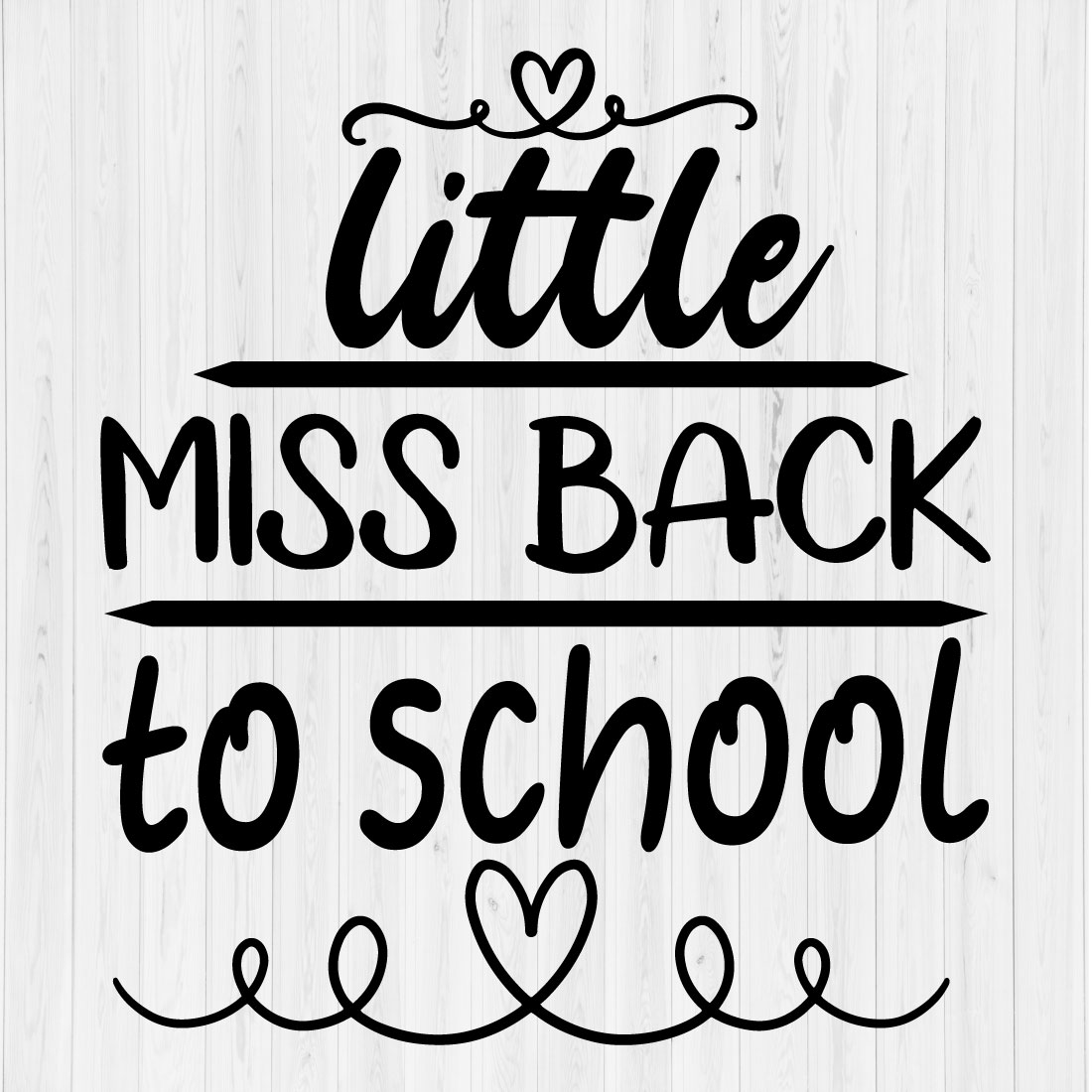 Little miss Back to school preview image.