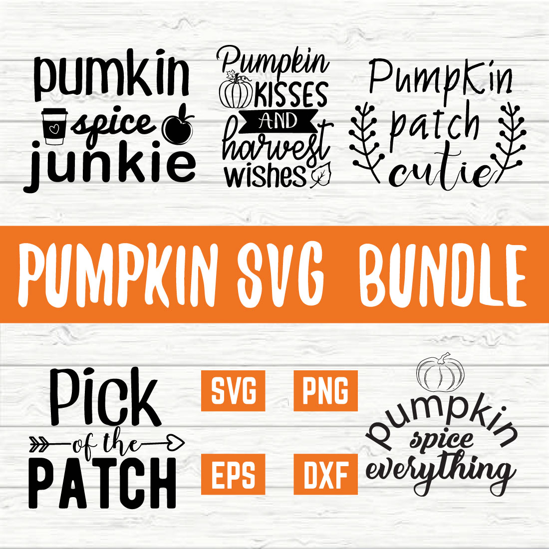 Pumpkin Design Bundle vol 4 preview image.