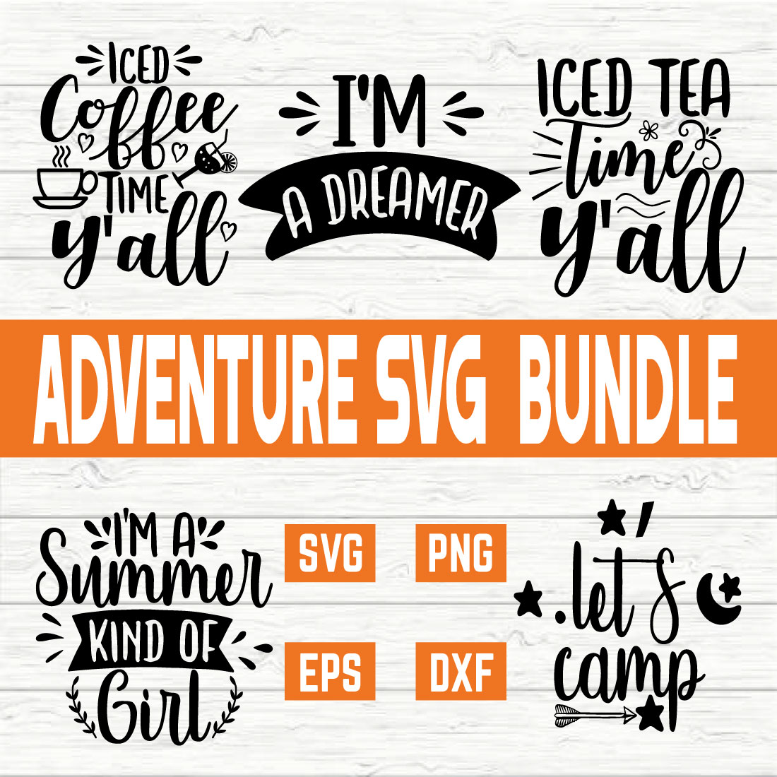 Adventure Typography Design Bundle vol 12 preview image.