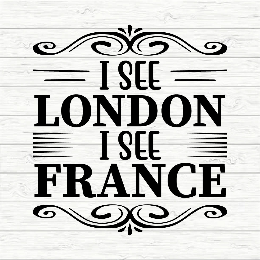 I see London, I see France…