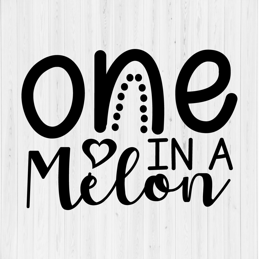 One In A Melon cover image.