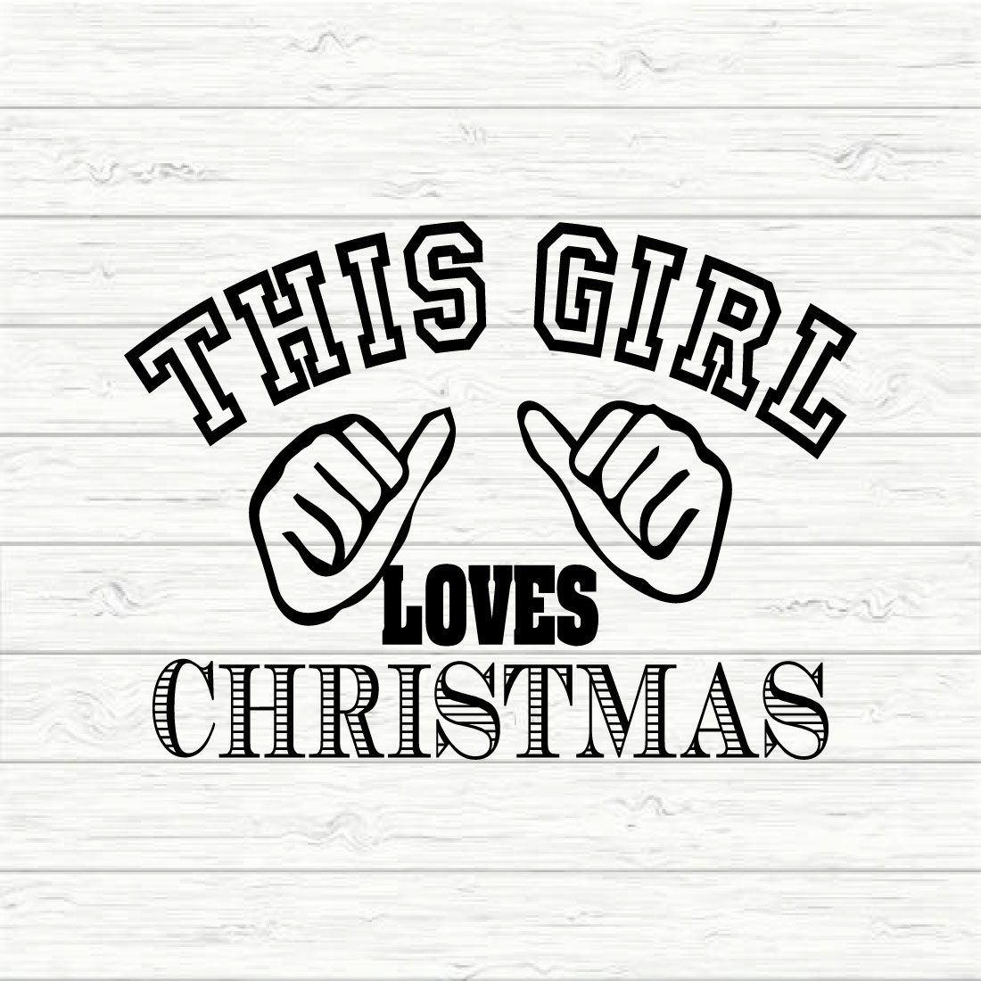 This Girl Loves Christmas cover image.
