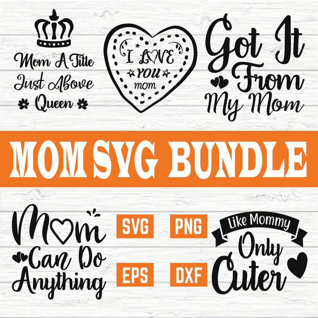 Mom Svg Bundle vol2 preview image.