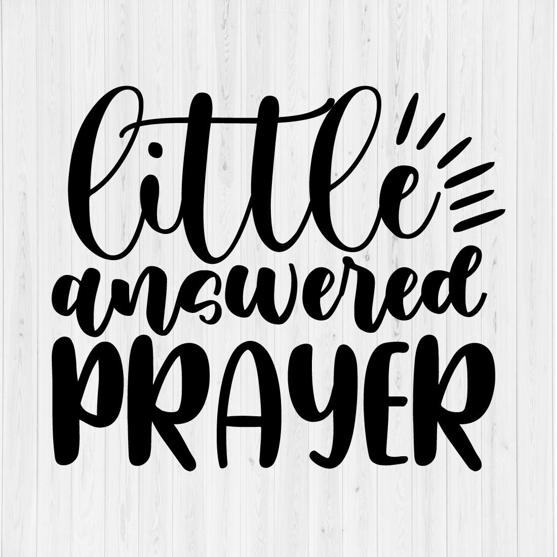 Little answered prayer cover image.