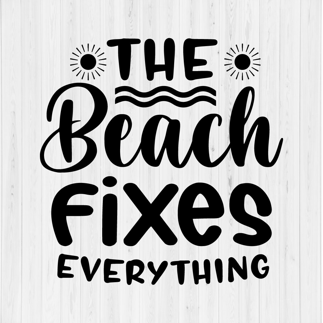 The Beach Fixes Everything cover image.