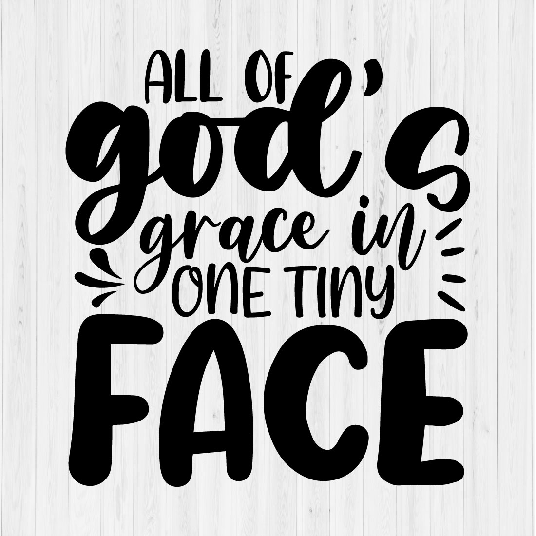 All of god s grace in one tiny face preview image.