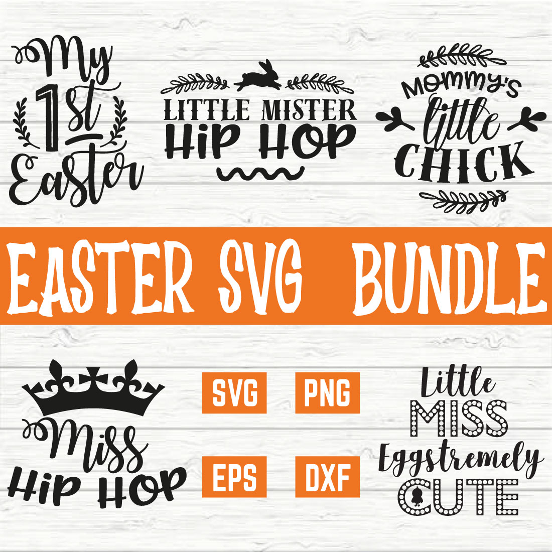 Easter Svg Bundle vol 12 preview image.