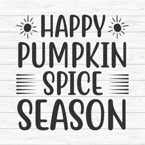 Happy pumpkin spice season cover image.