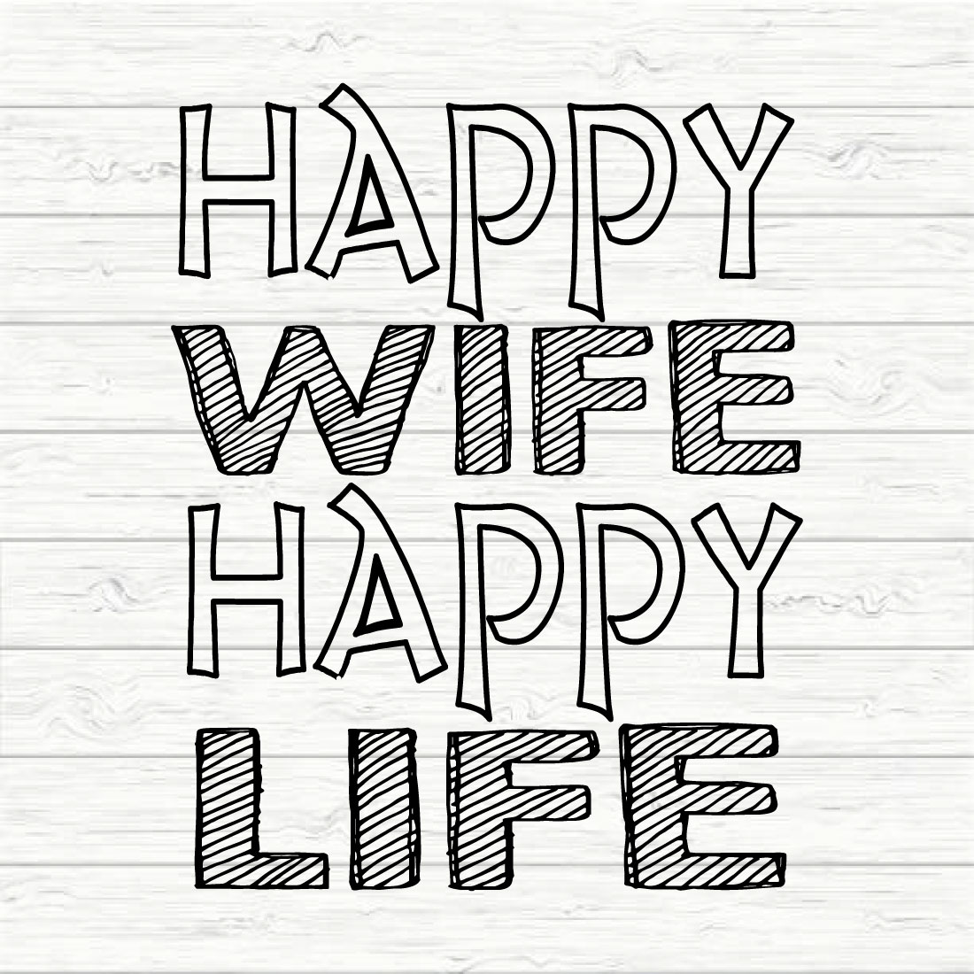 Happy Wife Happy Life cover image.