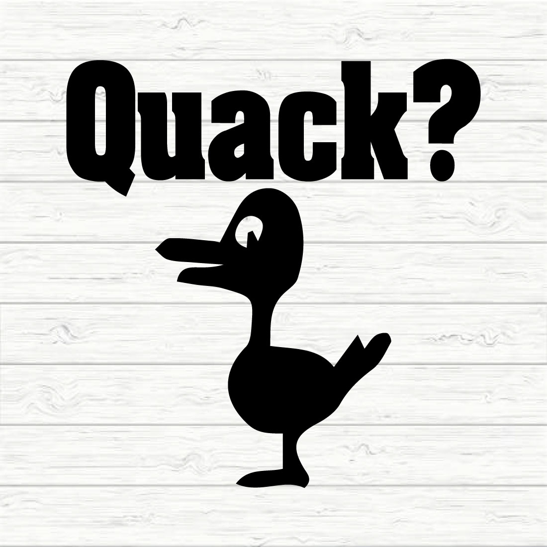 Quack Svg preview image.
