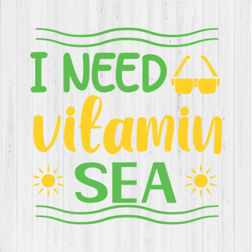 I Need Vitamin Sea cover image.