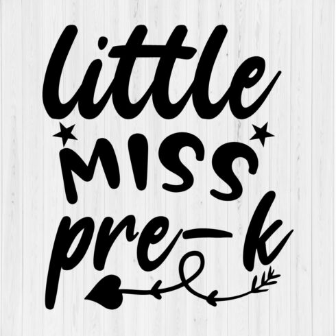 Little miss pre-k cover image.