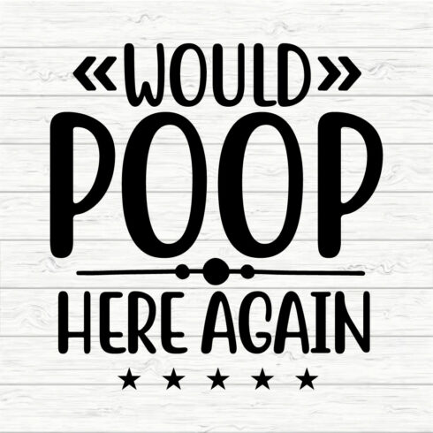would poop here again cover image.
