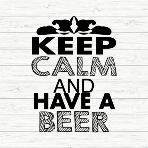 Keep Calm And Have A Beer cover image.