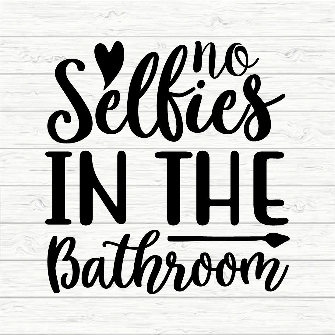 No selfies in the bathroom preview image.