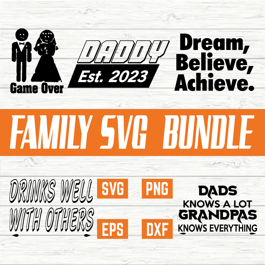 Family Design Bundle vol 10 preview image.