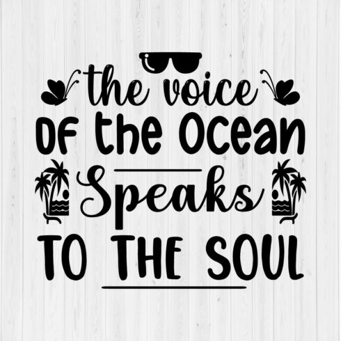 The Voice of the Ocean Speaks to the Soul cover image.