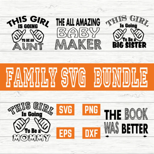 Family Typography Bundle vol 27 cover image.