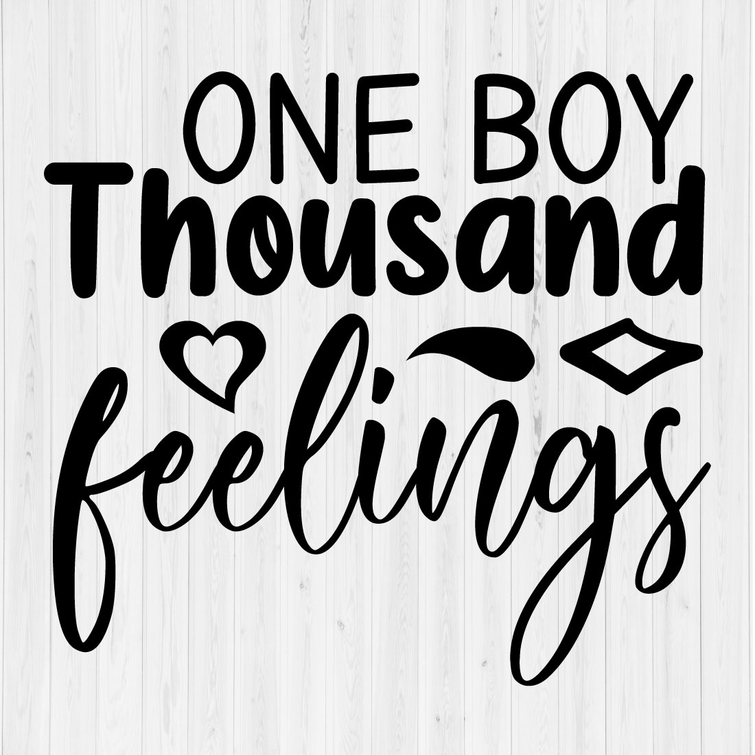 One Boy Thousand Feelings cover image.