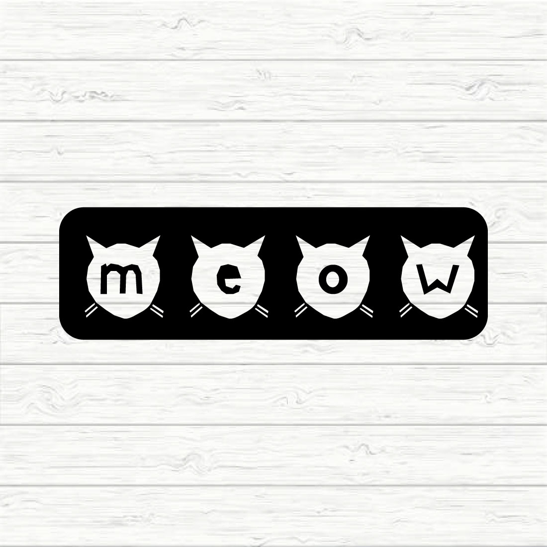 Meow Svg preview image.