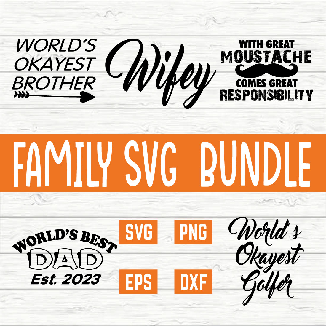 Family Svg Bundle vol 32 preview image.