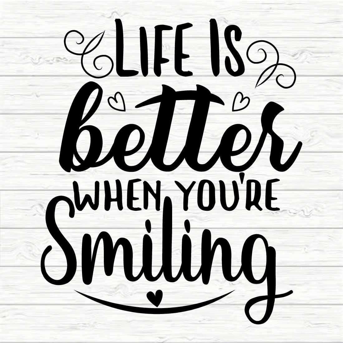 Life Is Better When You re Smiling cover image.