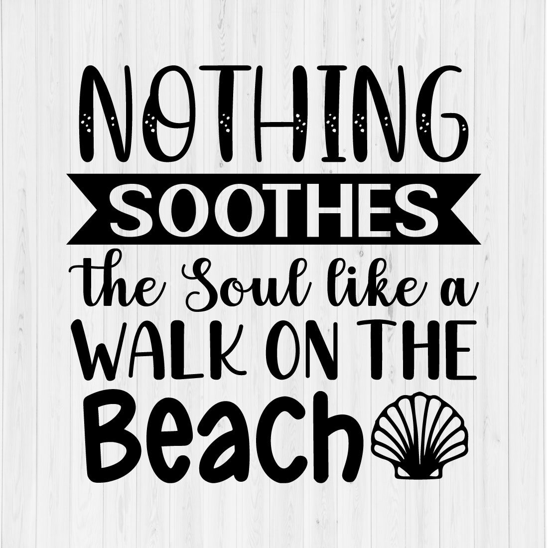 Nothing Soothes the Soul like a Walk on the Beach preview image.