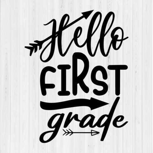 Hello first grade cover image.