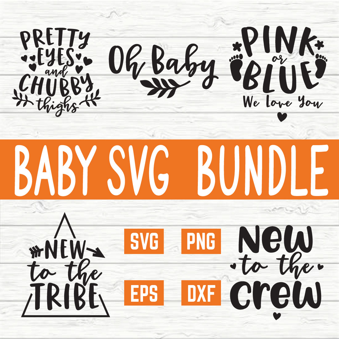 Baby Typography Bundle vol 9 preview image.
