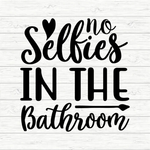 No selfies in the bathroom cover image.