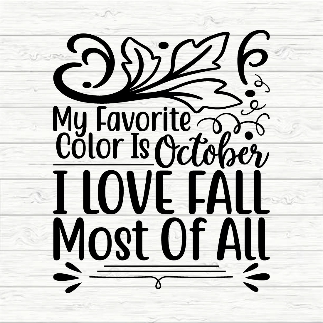 My favorite color is october i love fall most of all cover image.